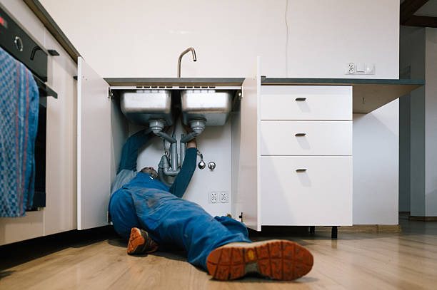 Professional Plumbing technician working in Conway, WA